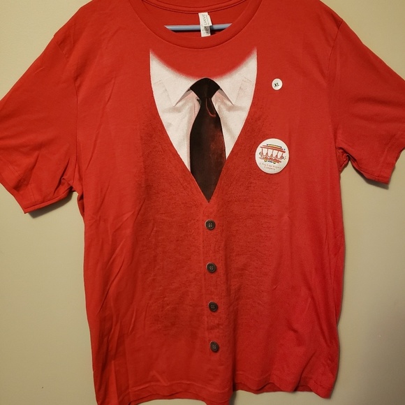 XL red "TUX" tshirt - Picture 1 of 5